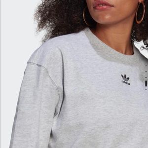 Adidas grey oversized tshirt